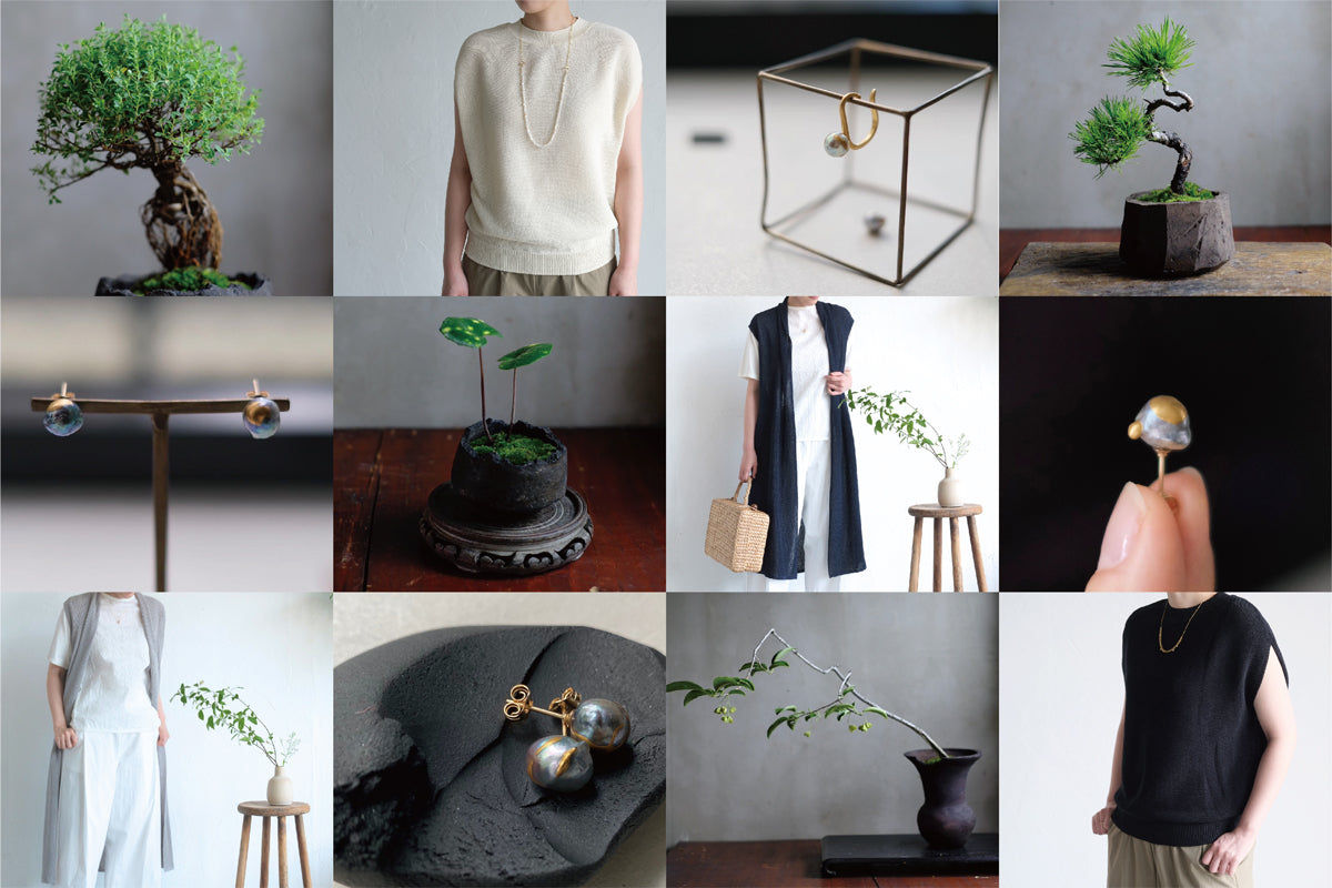 ▲「晩夏のたのしみ　秋の訪れと夏の終わりのゆったり時間」AURA / HIRUKO / saku.Botanicalworks　2025.8.28(木)ｰ9.1(月)