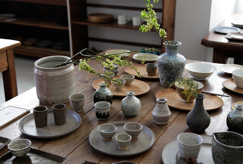 空さんの酒器と花器